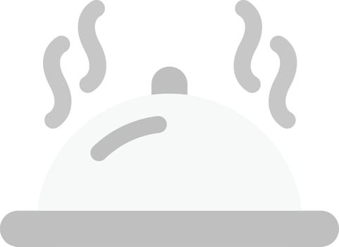 Serving Dish Creative Icon Design vector