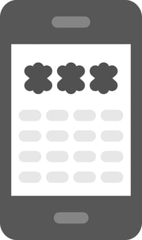 Pin Code Creative Icon Design vector