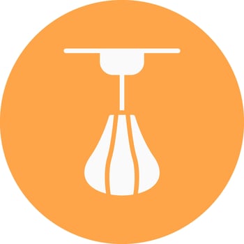 Punching Ball Creative Icon Design vector