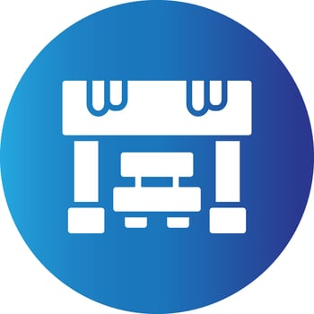 Bus Stop Creative Icon Design vector