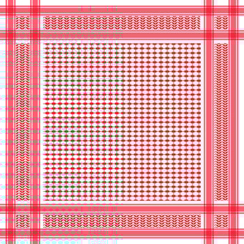 Keffiyeh Pattern Middle East Symbol vector