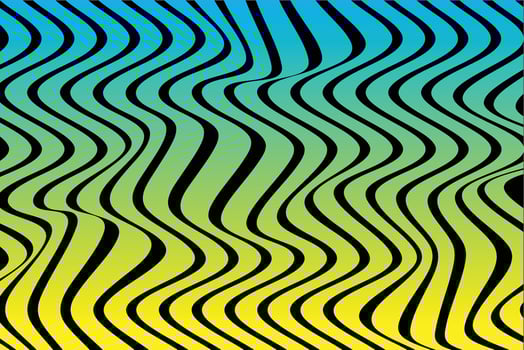 Abstract curved wavy lines pattern vector illustration.
