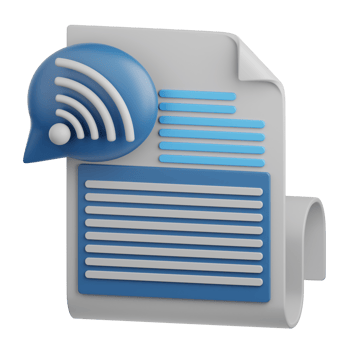 3d rendering rss feed isolated useful for digital marketing, advertisement, technology, seo, website, internet, optimization, online, network and other png