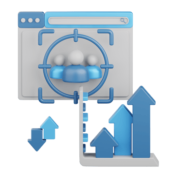3d rendering website traffic isolated useful for digital marketing, advertisement, technology, seo, website, internet, optimization, online, network and other png