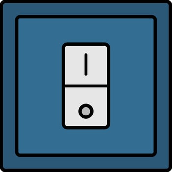 Switcher Line Filled Icon vector