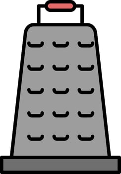 Grater Line Filled Icon vector