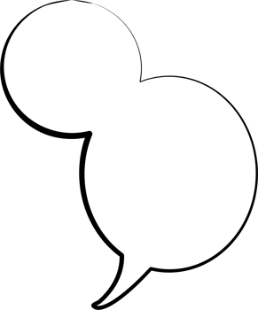 Black and white speech bubble balloon, icon sticker memo keyword planner text box banner, flat png transparent element design