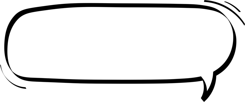 Black and white speech bubble balloon, icon sticker memo keyword planner text box banner, flat png transparent element design