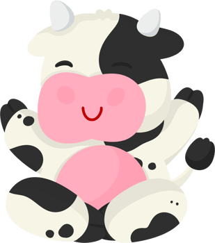 cow cute cartoon png