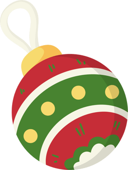 christmas ball cartoon illustration png