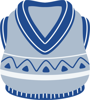 winter vest illustration cartoon png