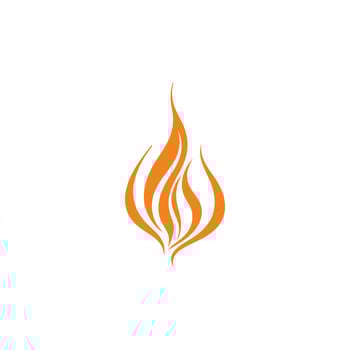 AI generated fire flame vector logo design.fire logo.fire logo design inspiration. elegant abstract design template elements.