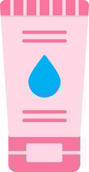Face Wash Flat Icon vector