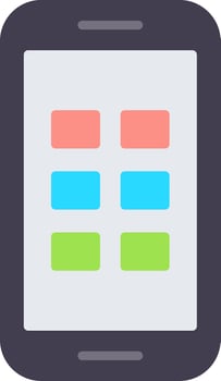 Phone Flat Icon vector