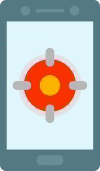 Single Flat icon vector