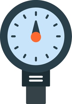 Meter Flat Icon vector