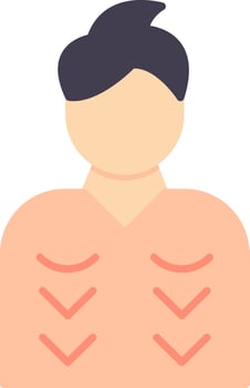 Malnutrition Flat Icon vector