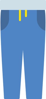 Trousers Flat Icon vector