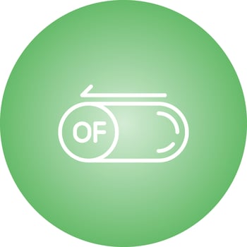 Of Button Vector Icon
