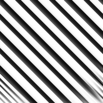 Black and white striped abstract background overlay. Motion effect. PNG graphic illustration with transparent background.