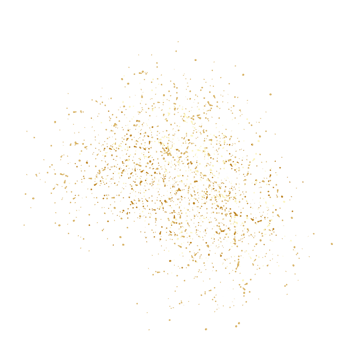 Aesthetic golden splatter png