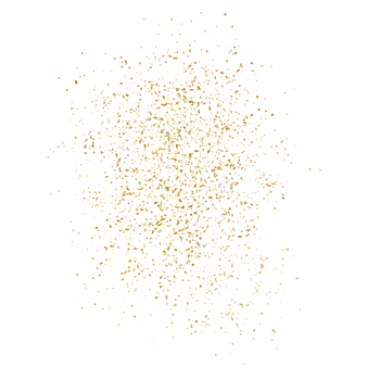 Aesthetic golden splatter png