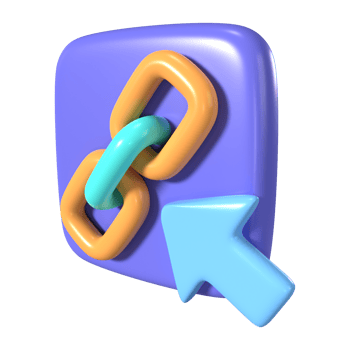 Hyperlink 3D Illustration Icon png
