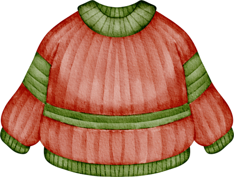 watercolor autumn sweater png
