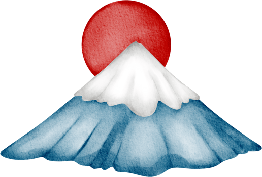 watercolor japanese fuji png