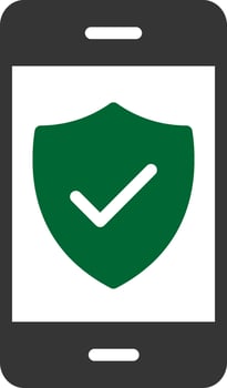 Phone Insurance Creative Icon Design vector