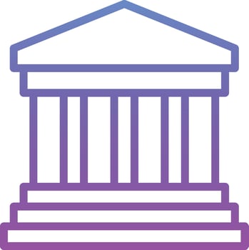 Greek Temple Vector Icon