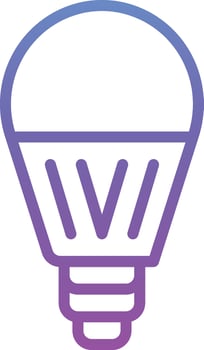 Led Lamp Vector Icon