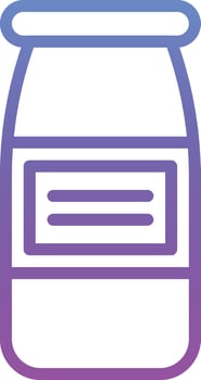 Milk Bottle Vector Icon