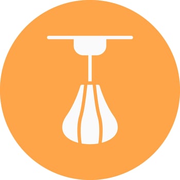 Punching Ball Creative Icon Design vector