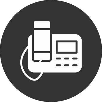 Telephone Creative Icon Design vector