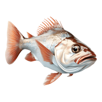 AI generated 3D Rendering of a Beautiful Colorful Ocean Fish on Transparent Background - Ai Generated png