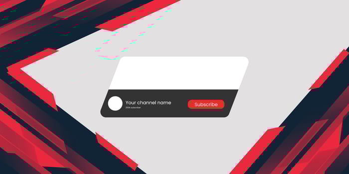 Red and Black Gaming Banner vector