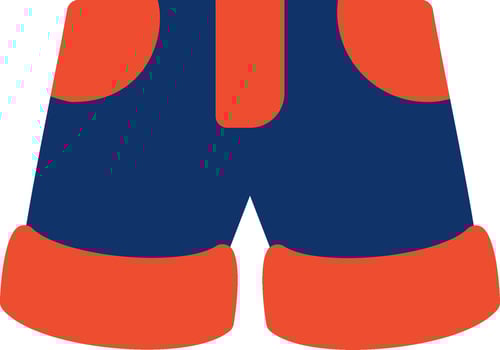 Shorts Creative Icon Design vector