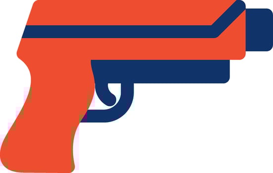 Gun Creative Icon Design vector