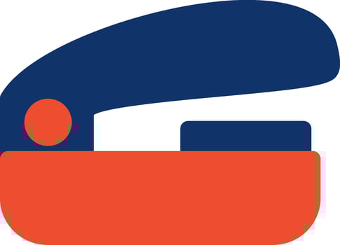 Stapler Creative Icon Design vector