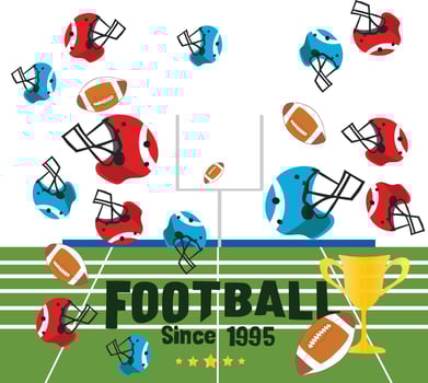 American Super Bowl vector