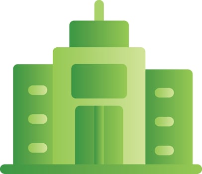 Office Building Creative Icon Design vector