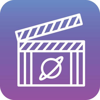 Sci fi Movie Vector Icon