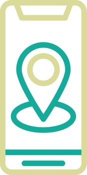 Mobile GPS Vector Icon