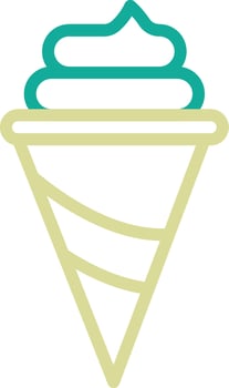 Icecream Cone Vector Icon