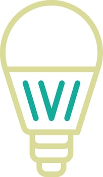 Led Lamp Vector Icon