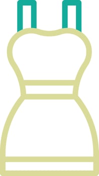 Birthday Dress Vector Icon