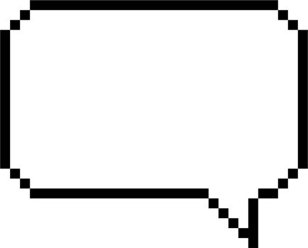 8bit retro game pixel speech bubble balloon icon sticker memo keyword planner text box banner, flat png transparent element design