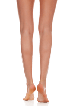 Beautiful smooth and shaved woman's legs.  Skincare treatment concept png