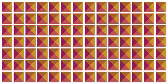 Geometric soft brown color vector with white squares stripes.